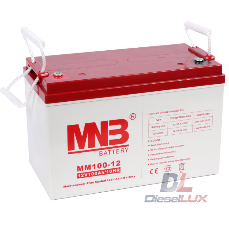 Аккумуляторная батарея MNB MM 100-12