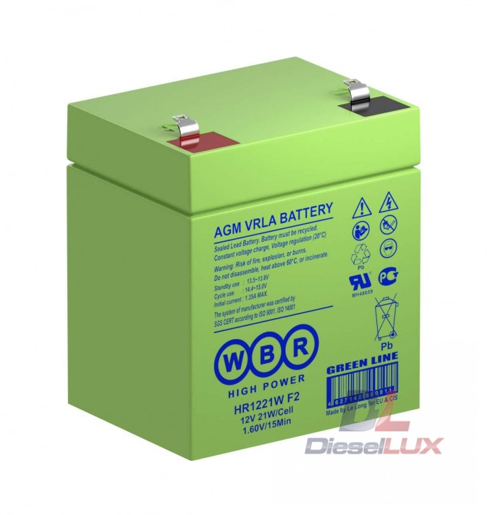 Акк. батарея WBR HR 1221W