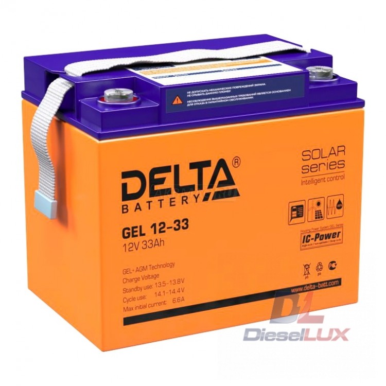  батарея Delta GEL 12-33