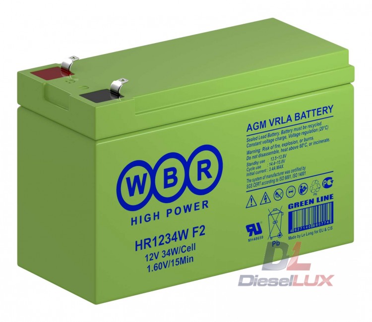 Акк. батарея WBR HR 1234W