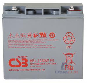 Аккумуляторная батарея CSB HRL1280W