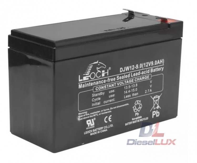 Акк. батарея Leoch DJW12-9.0 