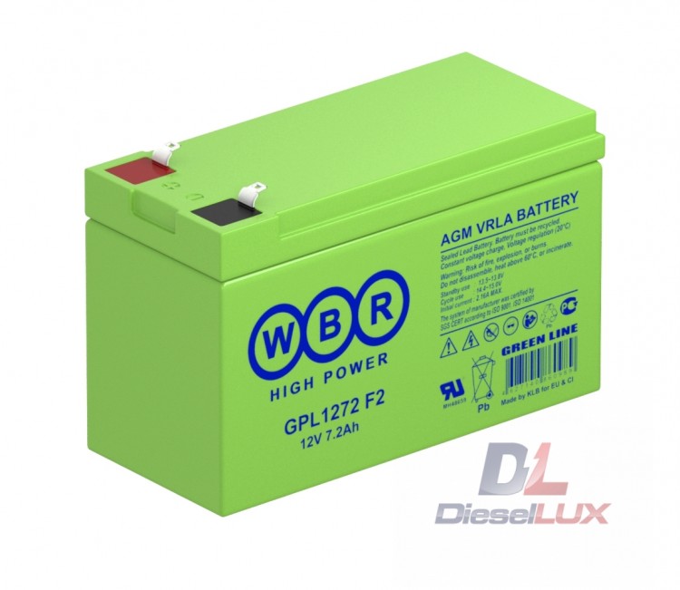 Акк. батарея WBR GPL 1272